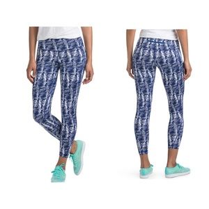 Watercolor Lines Printed Performance Leggings